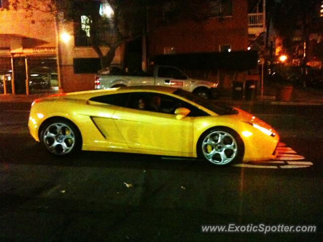 Lamborghini Gallardo spotted in Downtown San Diego (Little Italy), California