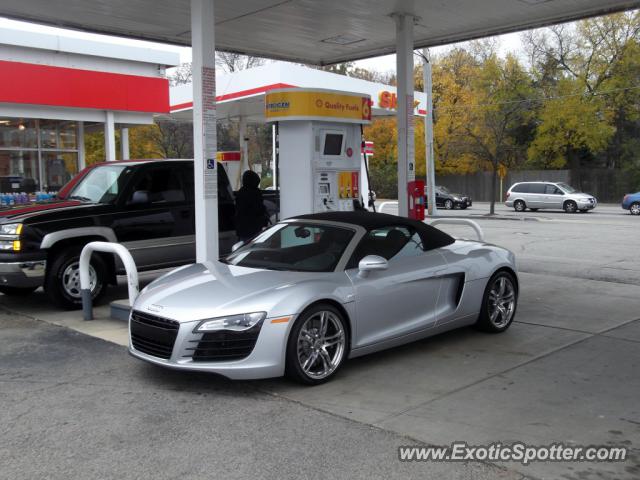 Audi R8 spotted in Barrington , Illinois