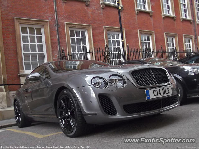 Bentley Continental spotted in York, United Kingdom