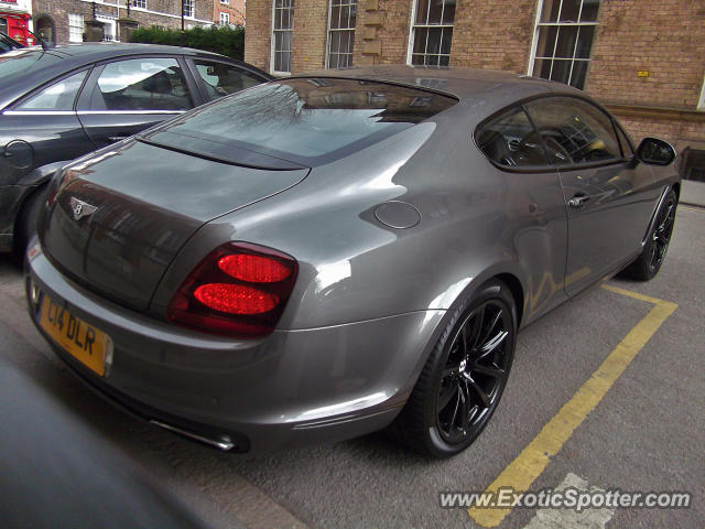 Bentley Continental spotted in York, United Kingdom