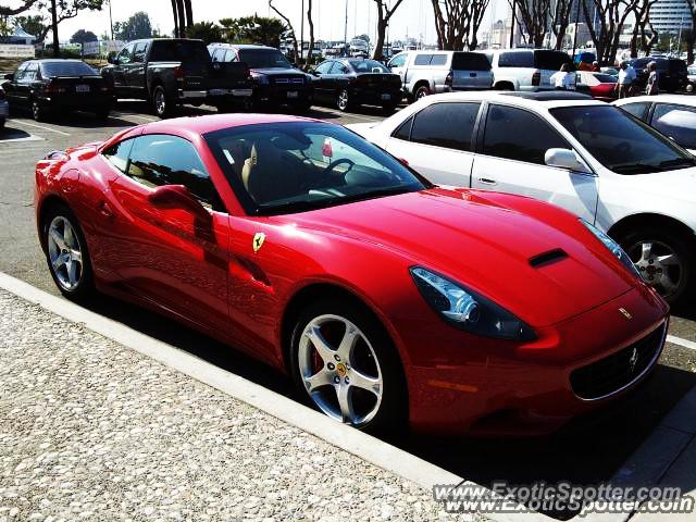 Ferrari California spotted in Downtown San Diego, California