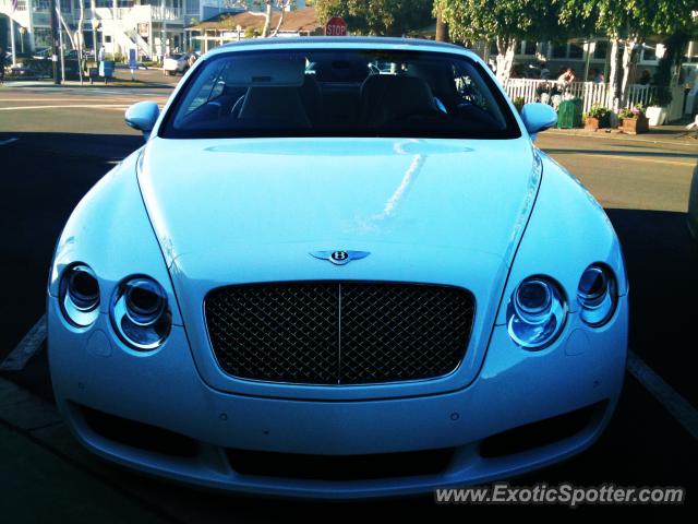 Bentley Continental spotted in La Jolla, California