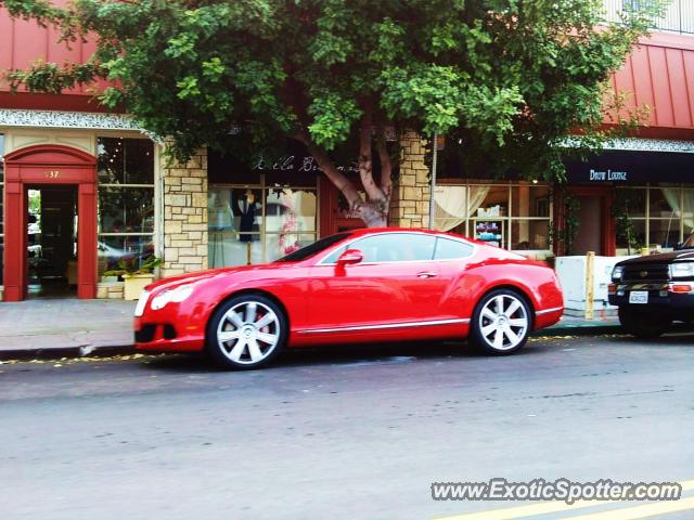 Bentley Continental spotted in La Jolla, California