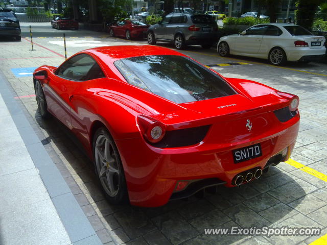 Ferrari 458 Italia spotted in Singapore, Singapore