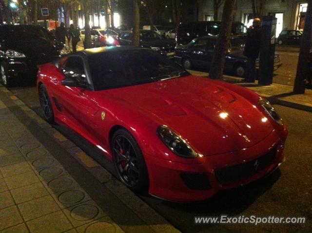 Ferrari 599GTB spotted in Paris, France