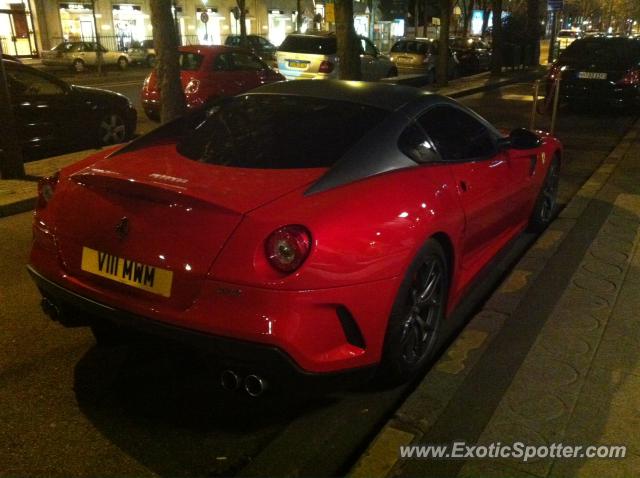 Ferrari 599GTB spotted in Paris, France