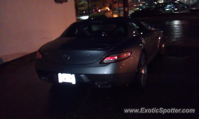 Mercedes SLS AMG spotted in Newton, Massachusetts