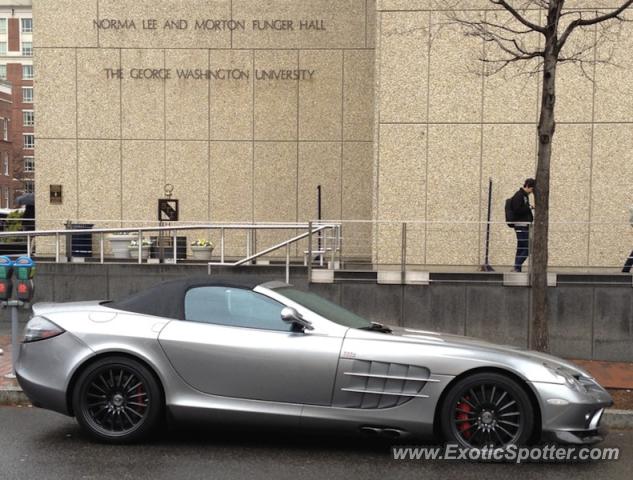 Mercedes SLR spotted in Washington, DC, Washington