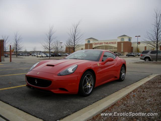 Ferrari California spotted in Deer Park , Illinois