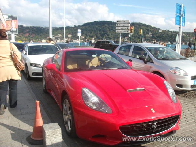 Ferrari California spotted in Istanbul, Turkey