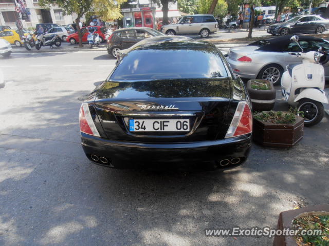 Maserati Quattroporte spotted in Istanbul, Turkey