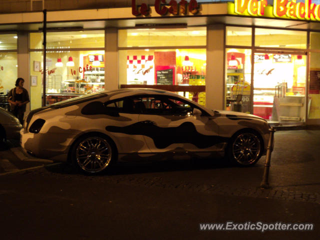 Bentley Continental spotted in FRANKFURT, Germany