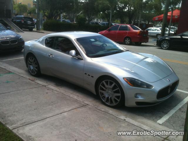 Maserati GranTurismo spotted in Miami, Florida