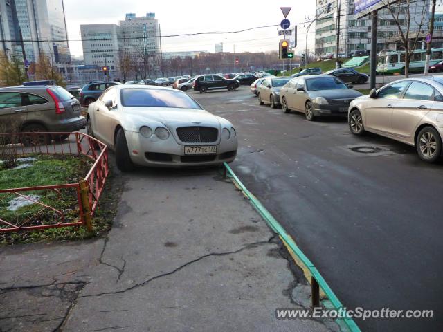 Bentley Continental spotted in Moscow, Russia