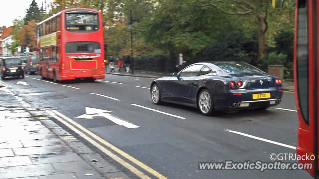 Ferrari 612 spotted in London, United Kingdom