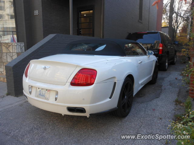 Bentley Continental spotted in Toronto, Canada