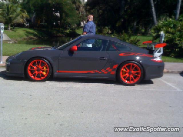 Porsche 911 GT3 spotted in Miami, Florida