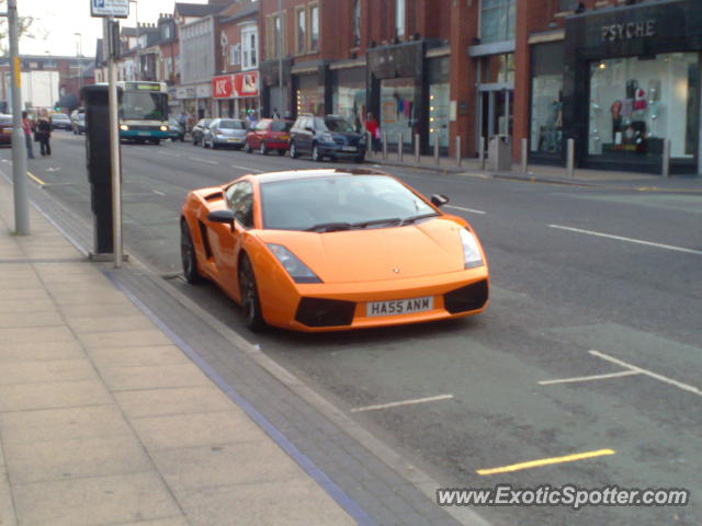 Lamborghini Gallardo spotted in Teesside, United Kingdom