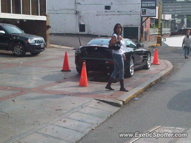 Mercedes SLR spotted in Choroní, Venezuela