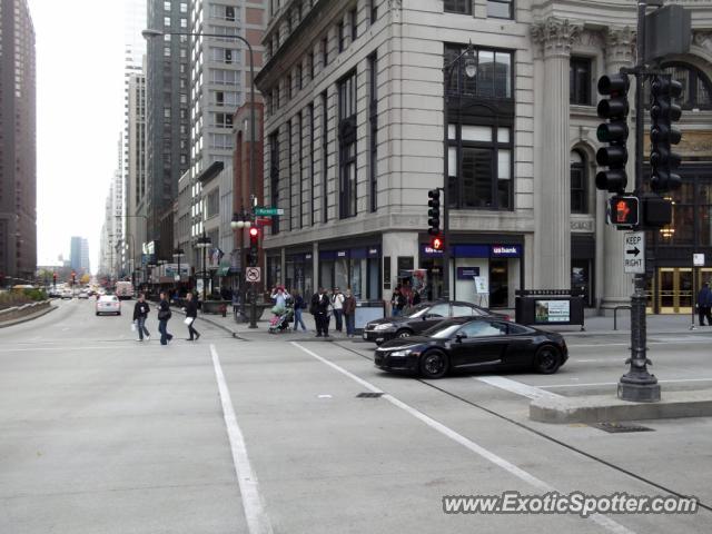 Audi R8 spotted in Chicago , Illinois