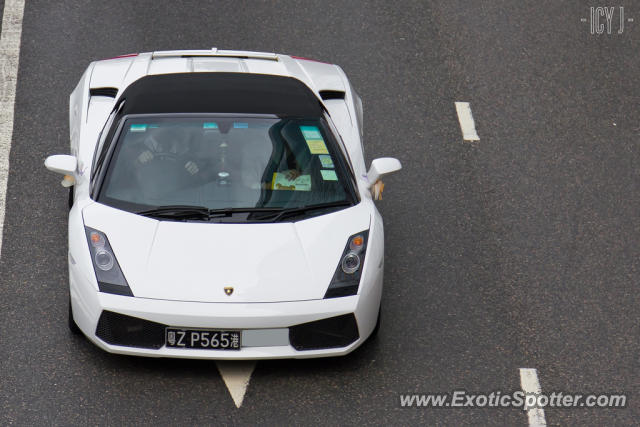 Lamborghini Gallardo spotted in Hong Kong, China