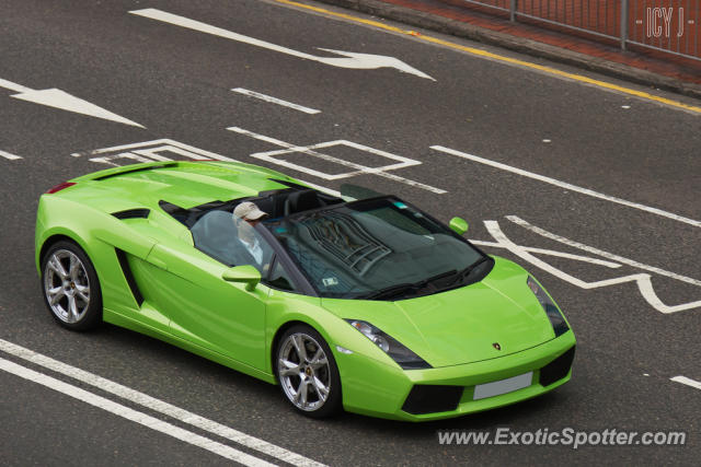 Lamborghini Gallardo spotted in Hong Kong, China