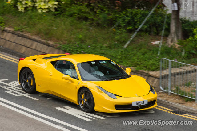 Ferrari 458 Italia spotted in Hong Kong, China