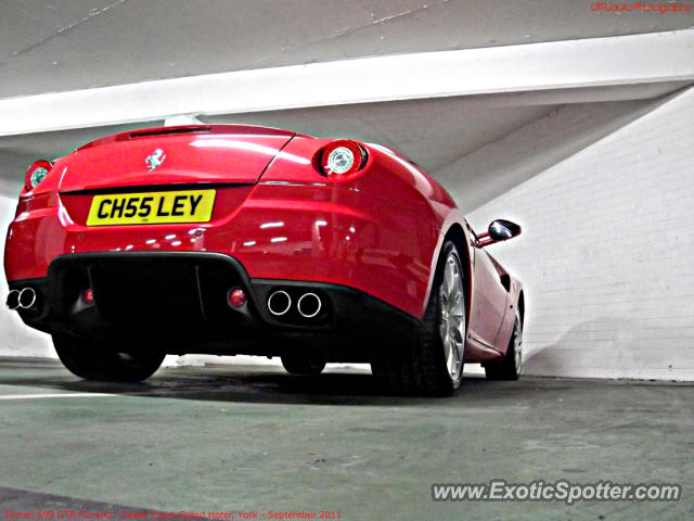 Ferrari 599GTB spotted in York, United Kingdom