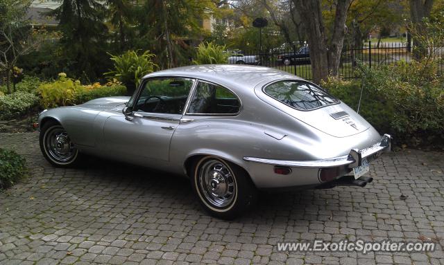 Jaguar E-Type spotted in London, Ontario, Canada