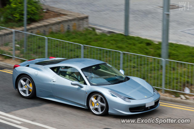 Ferrari 458 Italia spotted in Hong Kong, China