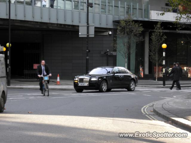 Rolls Royce Ghost spotted in London, United Kingdom