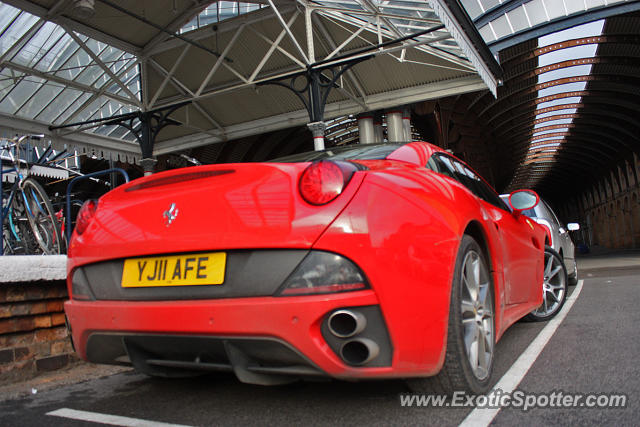 Ferrari California spotted in York, United Kingdom