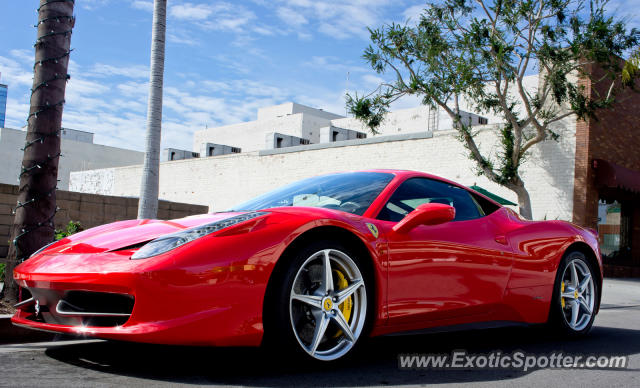 Ferrari 458 Italia spotted in Beverly Hills, California