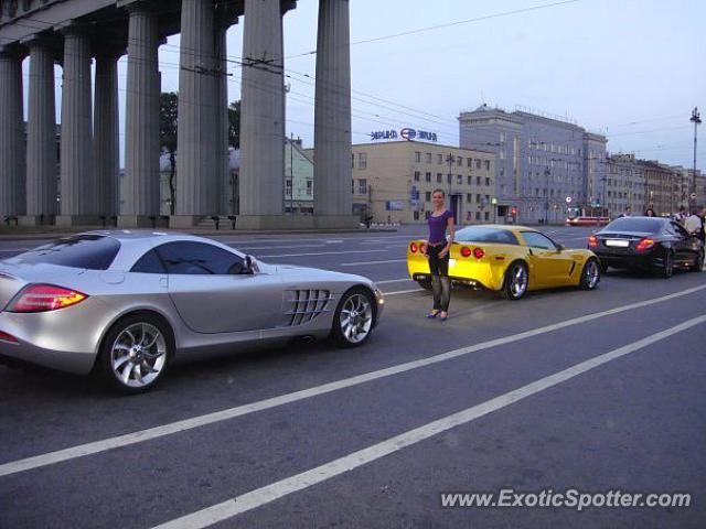 Mercedes SLR spotted in Saint-Petersburg, Russia
