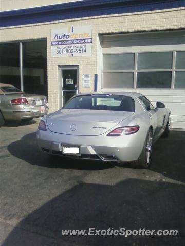 Mercedes SLS AMG spotted in Bethesda, Maryland