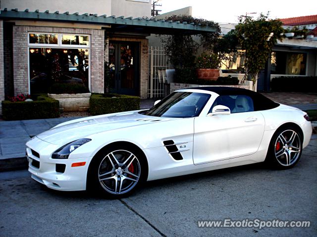 Mercedes SLS AMG spotted in La Jolla, California