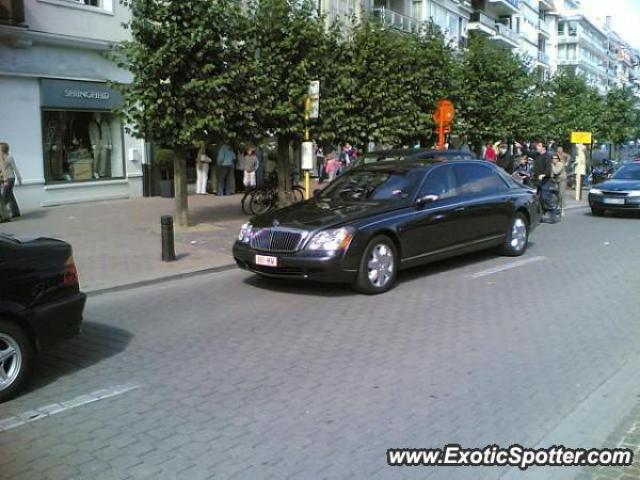 Mercedes Maybach spotted in Knokke, Belgium