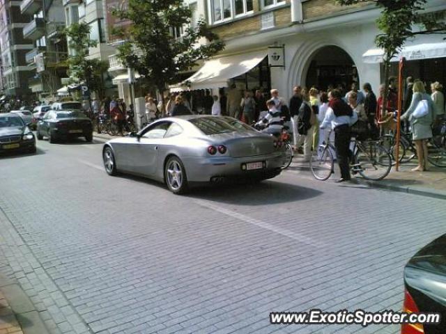 Ferrari 612 spotted in Knokke, Belgium