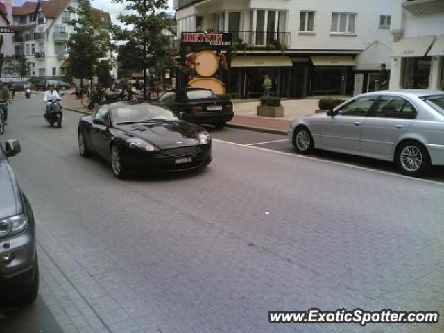 Aston Martin DB9 spotted in Knokke, Belgium