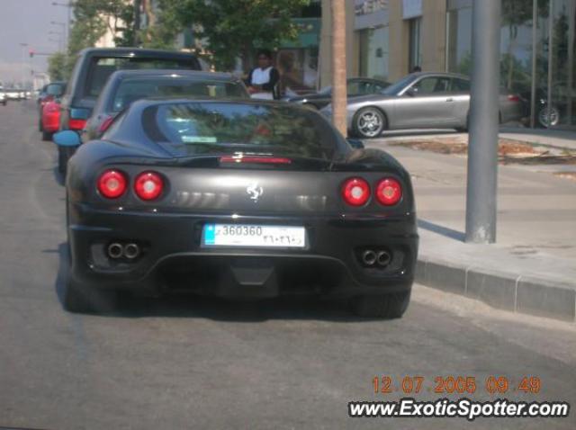 Ferrari 360 Modena spotted in Beirut, Lebanon