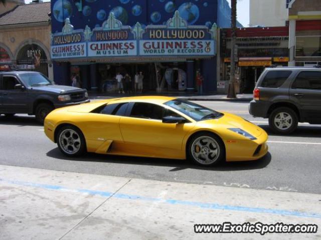 Lamborghini Murcielago spotted in Hollywood, California