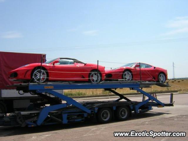 Ferrari F430 spotted in Autoroute de soleil, France