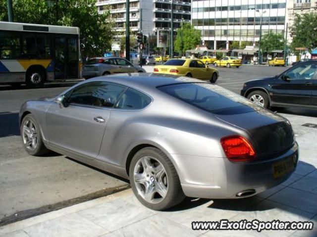 Bentley Continental spotted in Athens, Greece