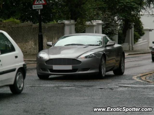 Aston Martin DB9 spotted in London, United Kingdom