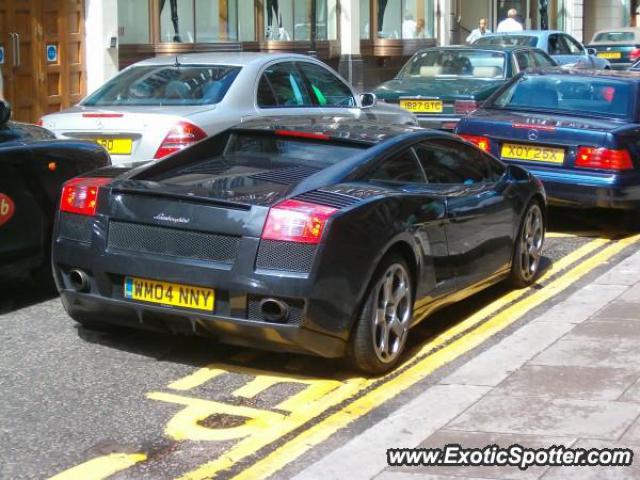 Lamborghini Gallardo spotted in London, United Kingdom