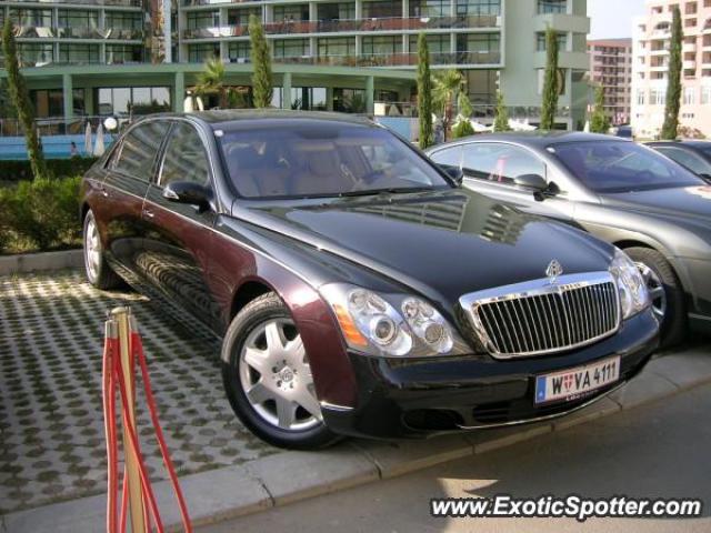 Mercedes Maybach spotted in Sunny Beach, Bulgaria