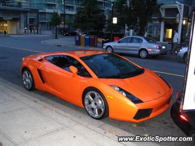 Lamborghini Gallardo spotted in Vancouver, Canada