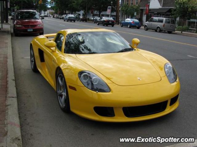 Porsche Carrera GT spotted in Fairfield, Connecticut