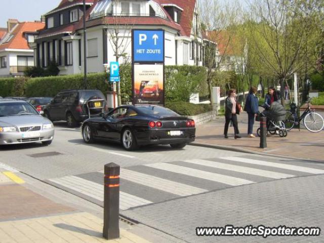 Ferrari 575M spotted in Knokke, Belgium