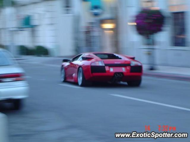 Lamborghini Murcielago spotted in Beverly hills, California